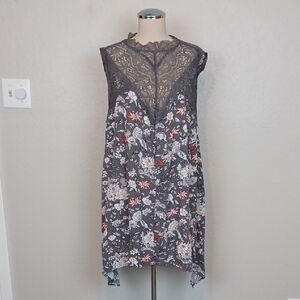 Torrid Floral Lace Sleeveless Blouse